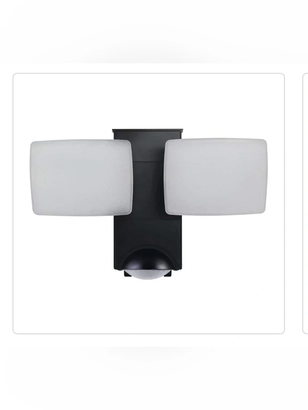 New defiant Outdoor Dual-Head Motion Sensor Floodlight